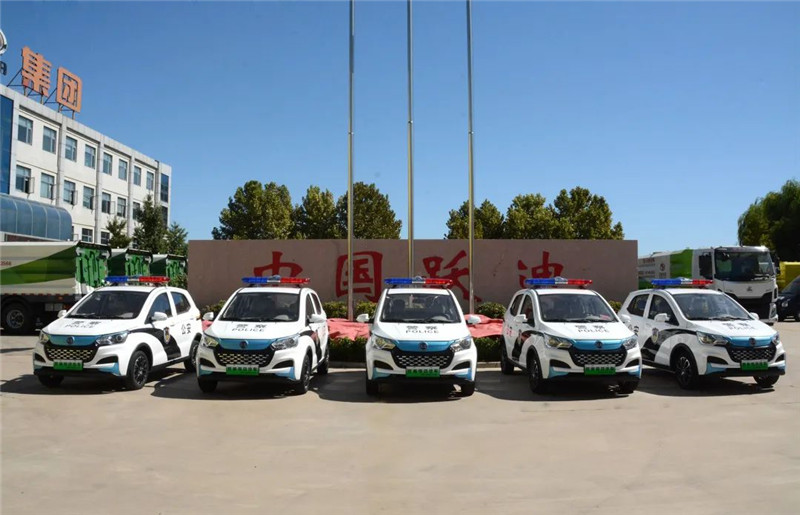 喜迎二十大 忠诚保平安丨跃迪纯电动警用巡逻车发往江西